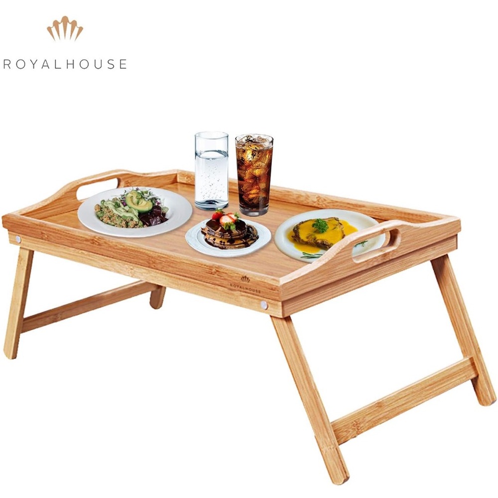 Bamboo Folding Bed Tray. New & sealed in plastic. See Store Images and Ours.